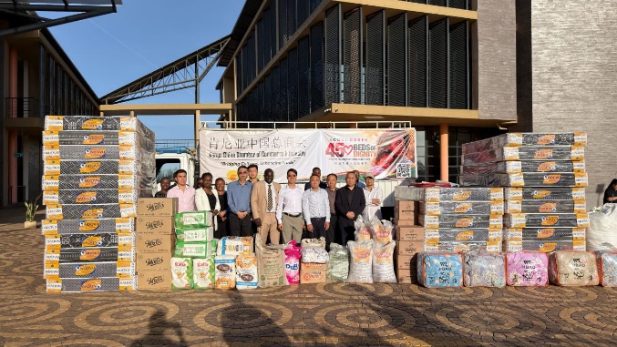 Official Handover of mattresses and bedding at KWCWC